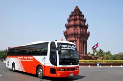 Xe Bus Tp Hồ Chí Minh ( Sài Gòn ) Đi Phnom Penh Campuchia.